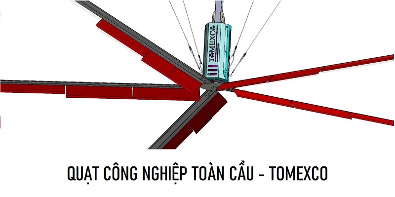 Tomexco đơn vị cung cấp sản phẩm quạt công nghiệp toàn cầu số 1 tại Việt Nam