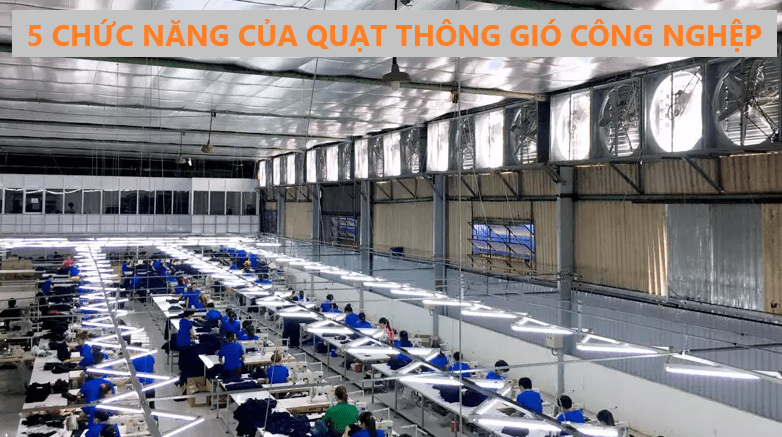 5 Chức Năng Của Quạt Thông Gió Công Nghiệp Bạn Cần Biết